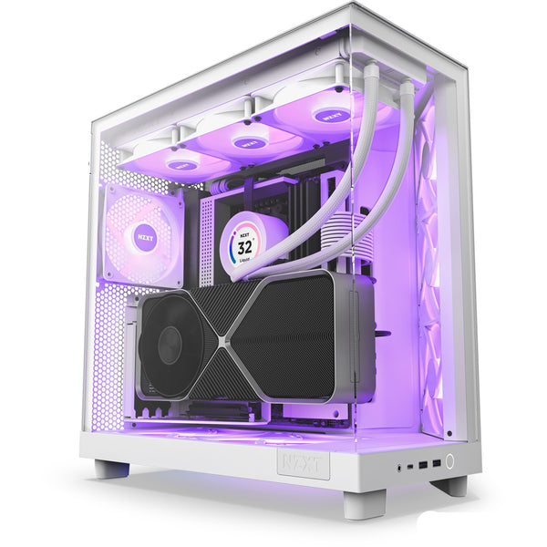 NZXT H6 Flow RGB - Tower-Gehäuse (White)