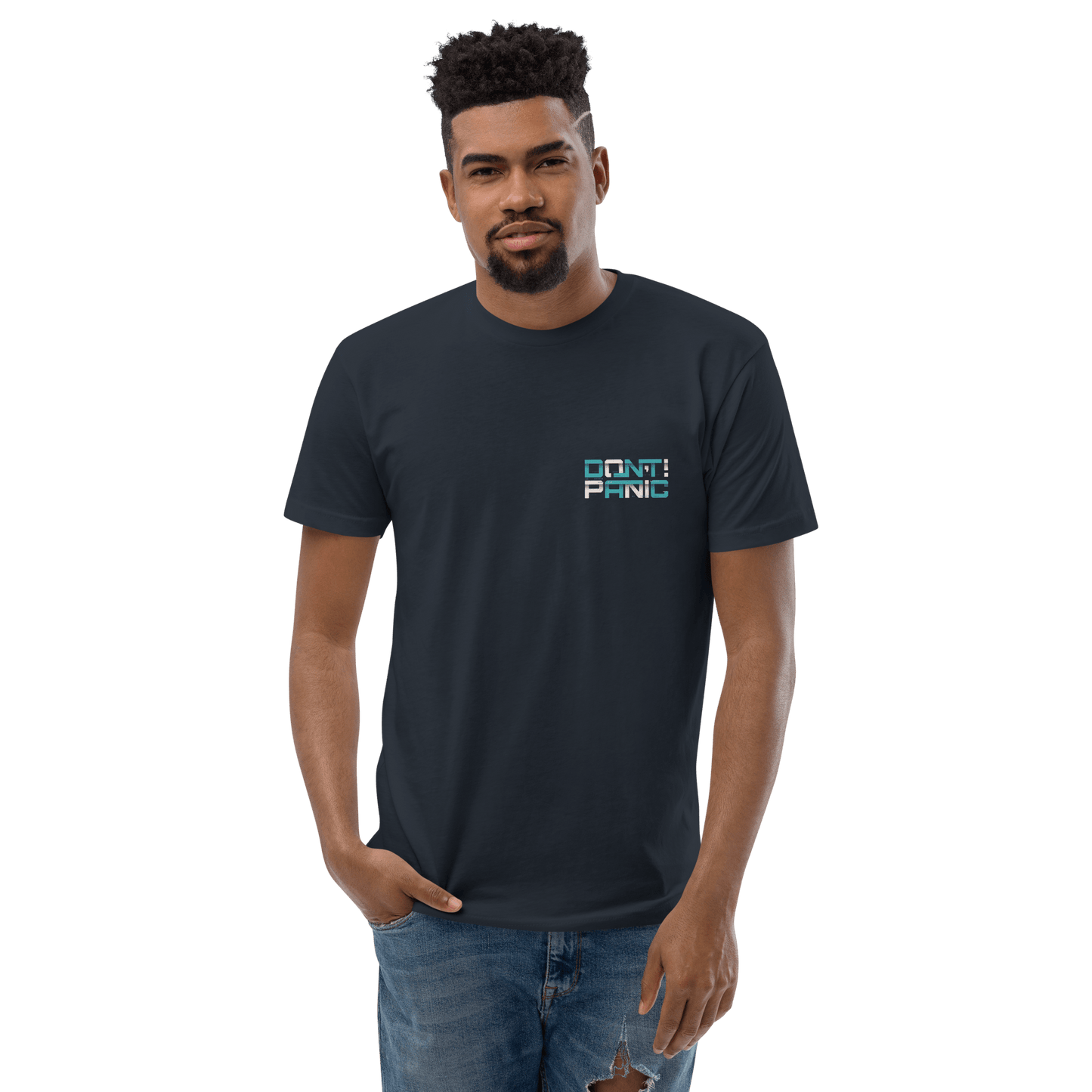 DON'T PANIC NEXT LEVEL T-Shirt - Stil trifft Statement