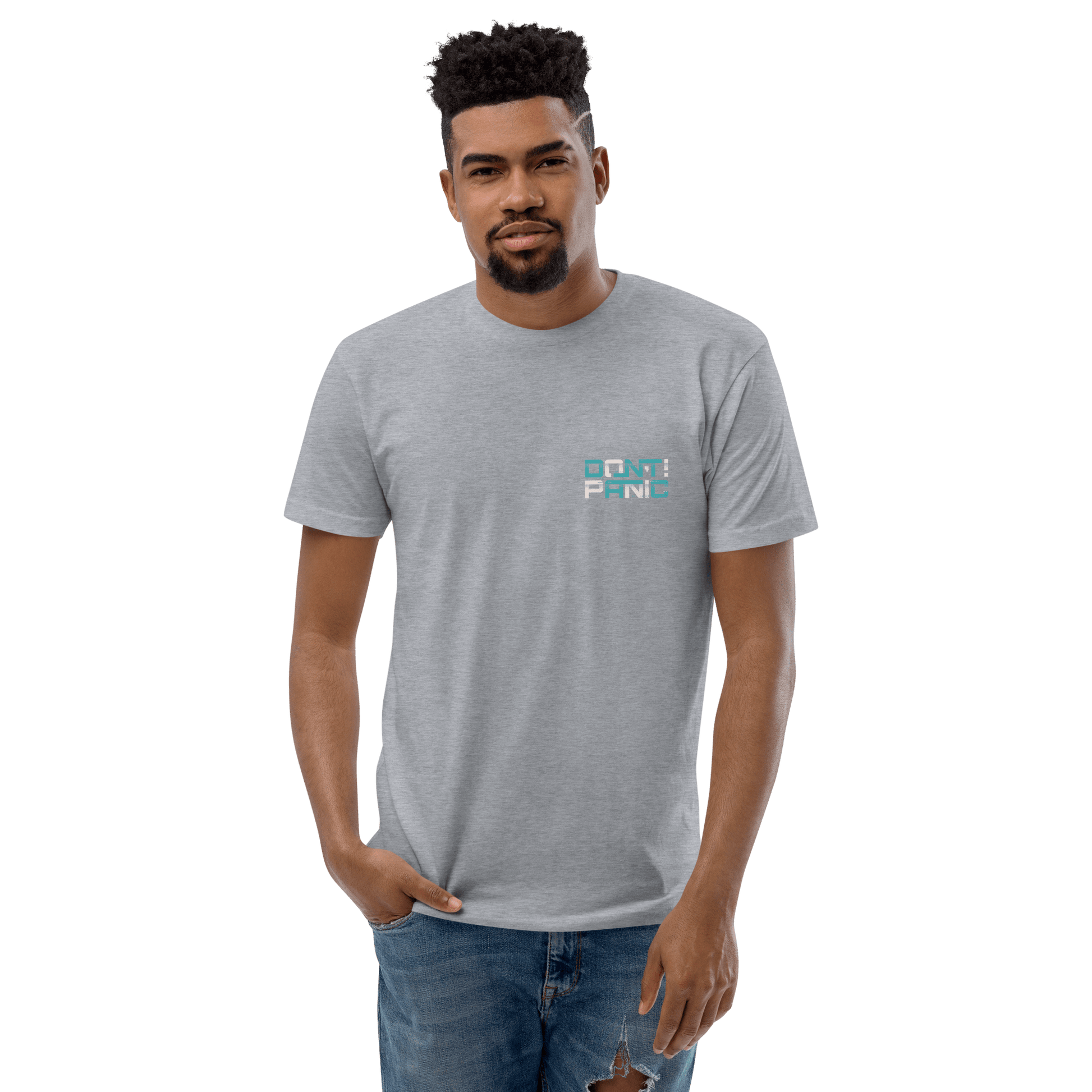 DON'T PANIC NEXT LEVEL T-Shirt - Stil trifft Statement