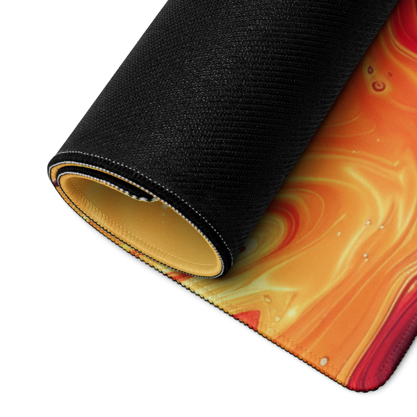 Lava Storm Obsidian — Gaming Mauspad XXL