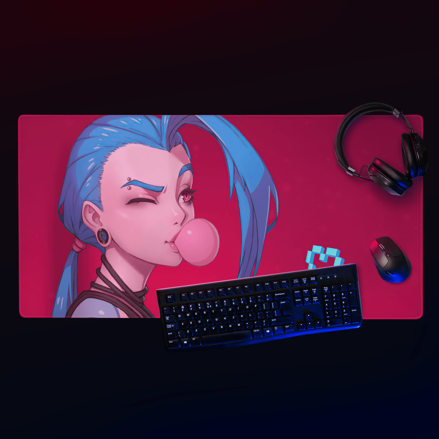 JINX LOVE LEAGUE OF LEGENDS PRO MAUSPAD - GAMEXMORE