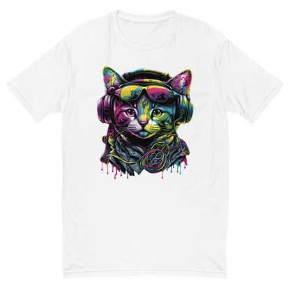 RETROWAVE CAT GAMEXMORE Weiß S 